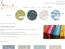 Tablet Screenshot of larkcottons.com
